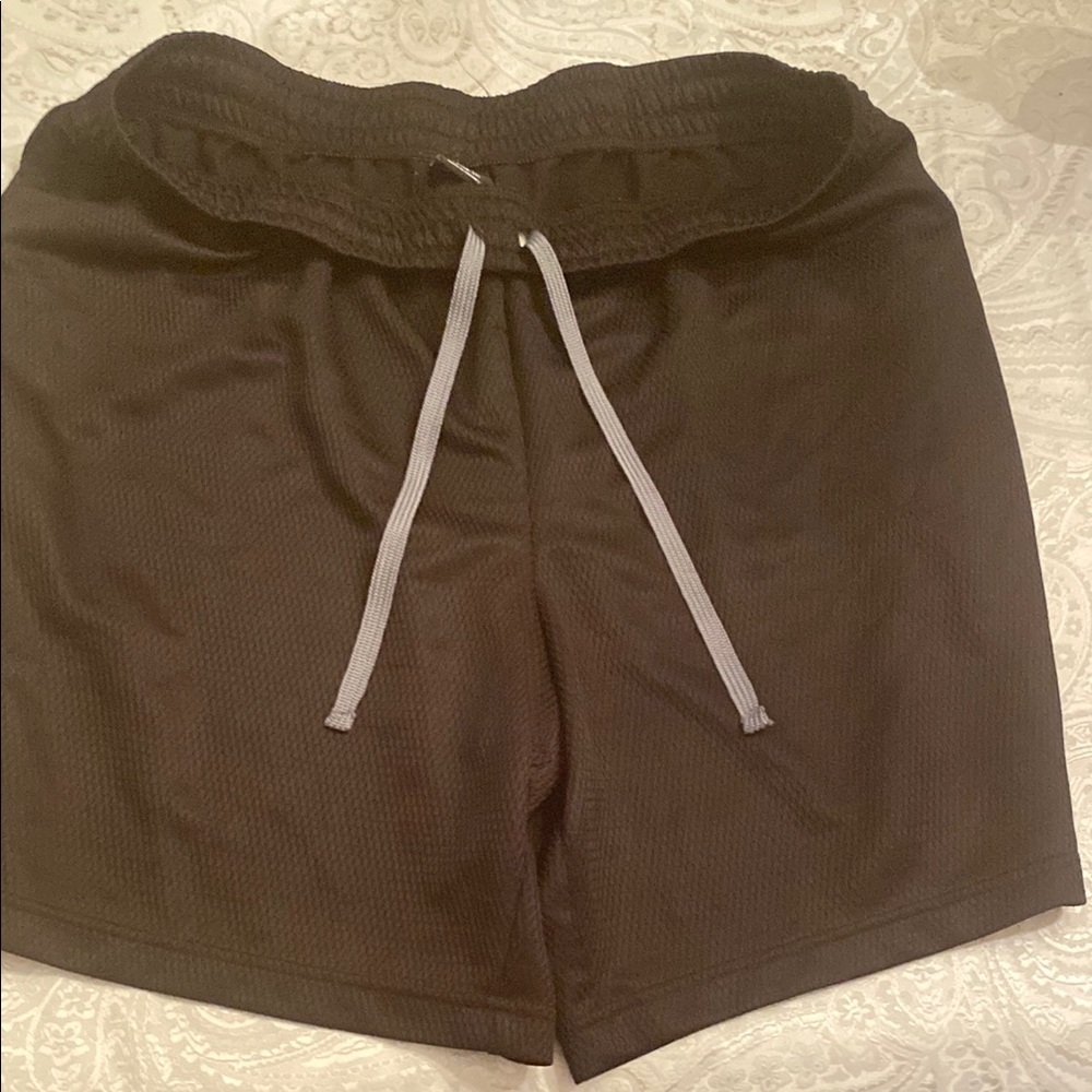Athletic Works Black Athletic Shorts Comfortable Fit